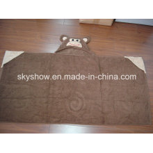 Детский с капюшоном полотенце с голова животного (SST0307)